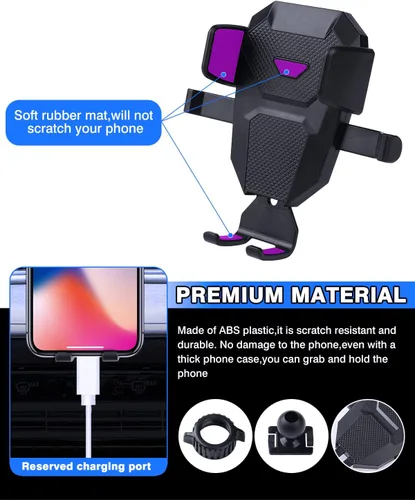 Miniatura 7 de Karltys F150 - Soporte para teléfono de automóvil para Ford F-150 2015-2020, soporte para teléfono celular, soporte de teléfono para ventilación