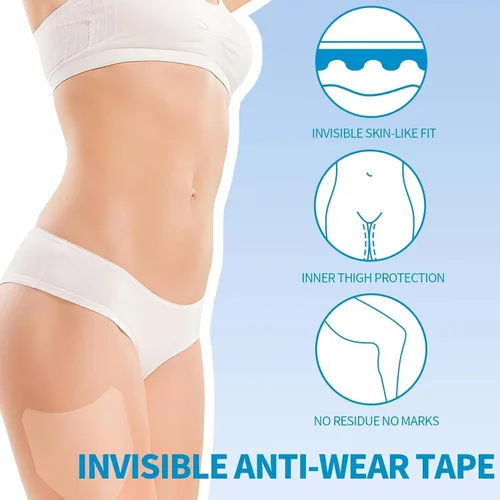Miniatura 4 de 30 Pcs Thigh Lift Tape for Loose Skin, Transparent Anti Friction Patch, Invisible Lift and Glow Patches Body,Sweatproof Protection Patches for