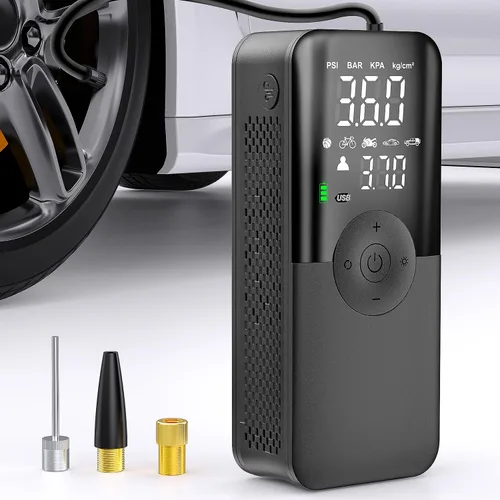 Miniatura 21 de Nilight Inflador de Neumáticos Compresor de Aire Portátil Recargable 12VDC 150PSI Batería Inalámbrica Alimentada por Encendido 2 Veces Más Rápida