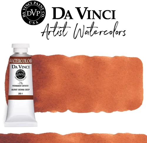 Miniatura 100 de DA VINCI PAINTS Pintura Acuarela Profesional para Artistas, Alizarin Crimson (Quinacridone), 37ml Índigo