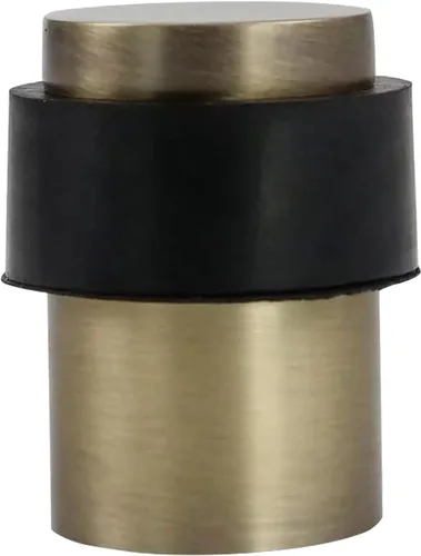 Miniatura 23 de KHTUMEWARE Paquete de 6 topes de puerta de piso de 1-1/2 pulgadas, tope de puerta negro mate, protector de pared para puerta comercial, cuña