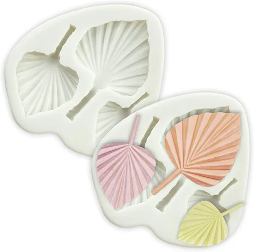Miniatura 7 de Moldes de silicona de hojas tropicales Monstera Leafage para fondant de silicona para decoración de pasteles, dulces, chocolate, hornear