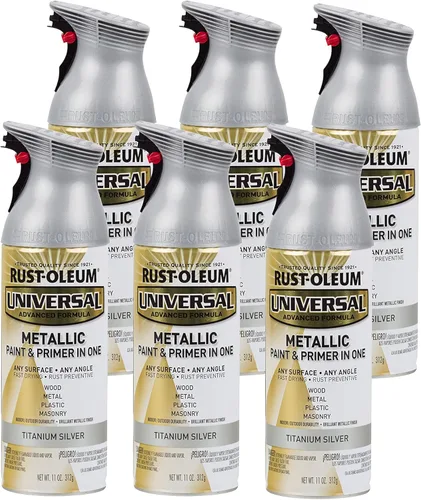 Miniatura 170 de Rust-Oleum 245197 Pintura en aerosol universal para todas las superficies, 12 onzas, negro satinado