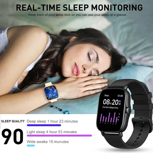 Miniatura 5 de Smart Watch, 1.81" Upgraded Full Touchscreen Smart Watch for Android iPhones with Bluetooth Call, Sleep Tracker, Multiple Sports Fitness Tracker