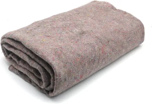 1 manta móvil de tela resistente grande de 80 x 72 pulgadas, almohadilla de embalaje para muebles para mantener el calor [ET-HOME009 X1PC-Marrón]