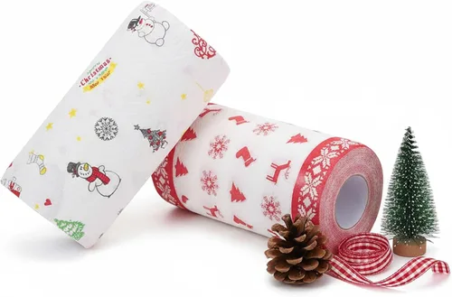 Toallas de papel de cocina de Navidad: toallas de limpieza desechables, pañuelos de cocina de Navidad, toallas de mano altamente absorbentes para