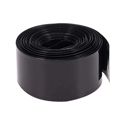 Miniatura 14 de Aicosineg 20 tubos termorretráctiles de batería de 2.83 pulgadas de longitud, 1.18 pulgadas de ancho de aplanamiento, aislamiento térmico de PVC