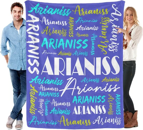 Miniatura 15 de Manta personalizada para niños y adultos, manta personalizada con nombre, manta de franela personalizada con nombre, manta personalizada con nombre