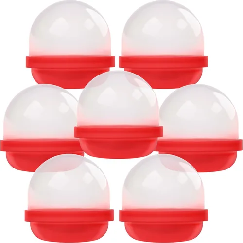 Miniatura 12 de Máquina expendedora de cápsulas, cápsulas de bellota púrpura translúcidas vacías 50 piezas de 2 pulgadas, cápsulas de máquina de chicles a granel