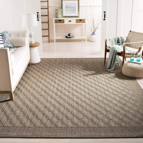 Miniatura 13 de SAFAVIEH Palm Beach Collection - Alfombra decorativa de 2 x 3 pies, diseño de ceniza, sisal y yute, ideal para zonas de alto tráfico en entrada