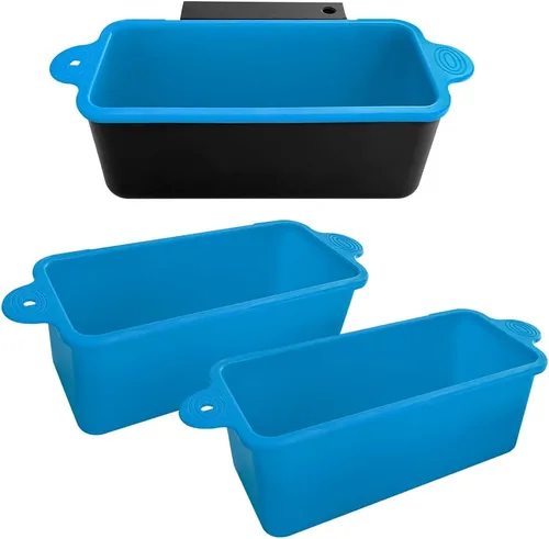 Miniatura 10 de Blackstone - Paquete de 2 forros de silicona para tazas de grasa de 36, 28, 22, 17 pulgadas, bandeja de grasa reutilizable, accesorios Blackstone