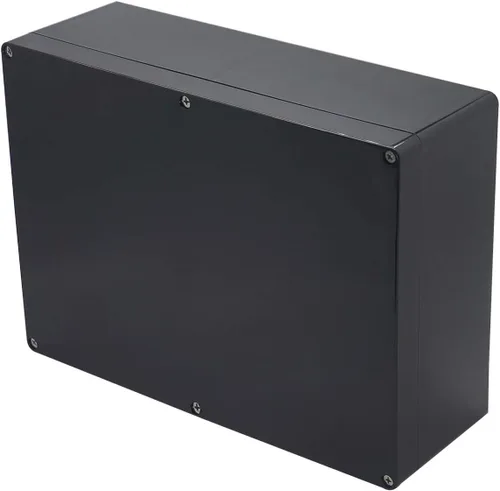 Miniatura 13 de Caja de proyecto IP65 Caja de conexiones impermeable ABS cajas eléctricas negras para bricolaje, Estuche electrónico para proyectos de energía, Caja