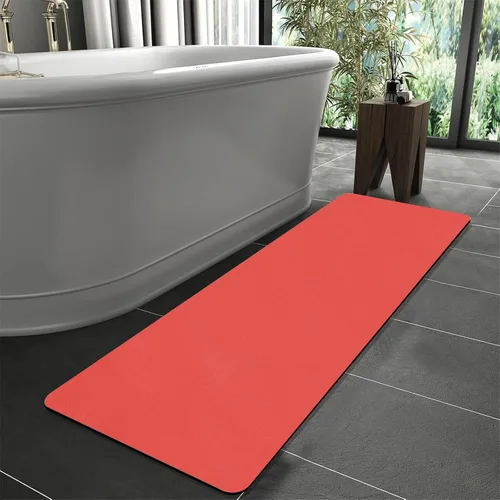 Miniatura 19 de Tierra de Diatomeas Tapete de Baño Alfombras de Baño Súper Absorbente Secado Rápido Antideslizante Tapete de Baño Delgado Tapetes de Piso de Baño