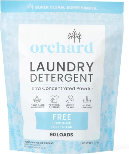 Miniatura 8 de Orchard Detergente en Polvo para Ropa Natural Limpieza Profunda Polvo para Ropa para Piel Sensible - Cítricos - Ingredientes Efectivos a Base