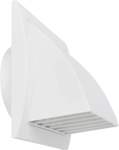 Miniatura 16 de Repa Market Campana de ventilación negra de 4 pulgadas para secadora, cubierta de conducto para paredes, capucha de protección de plástico ABS