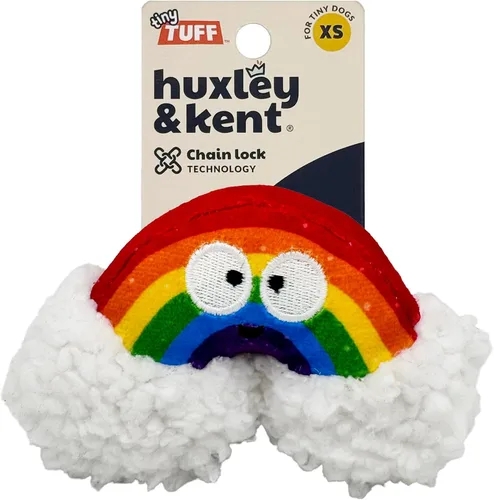 Miniatura 46 de Huxley & Kent Juguete divertido para perros con chirriador, juguetes chirriantes de felpa para perros pequeños, animal de peluche pequeño y duradero