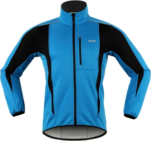 Miniatura 2 de Chaqueta térmica para ciclismo (tejido Softshell, resistente al viento, impermeable, 15K) de ARSUXEO