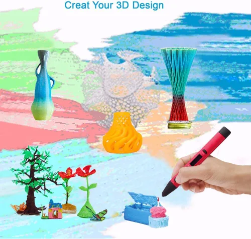 Miniatura 4 de Mika3d - Filamento 3D para pluma 3D de 1.75mm. Filamento PLA. Paquete de 24 colores diferentes. Filamento de diámetro de alta precisión. 10 pies