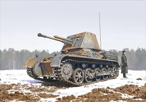 Miniatura 2 de Italeri 6577S 1:35 Panzerjager I Ger Hunter Edificio, Construcción, Fabricación de modelos de soporte, manualidades, aficiones, pegado, plástico