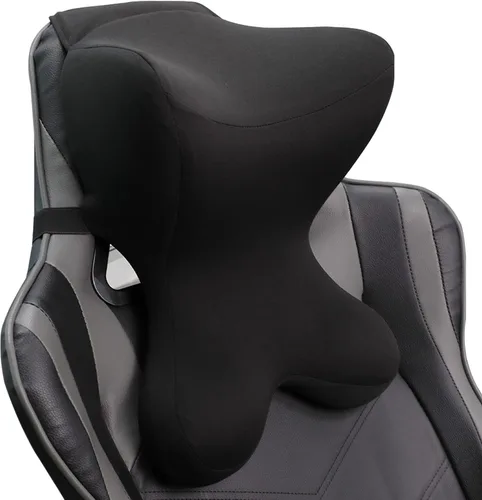 Miniatura 11 de Almohada de apoyo lumbar Newsty para silla de oficina, respaldo ergonómico patentado para alivio del dolor de espalda con correa ajustable, almohada