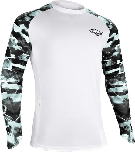 Miniatura 47 de Palmyth - Camiseta de pesca para hombre, con manga larga, protección solar ultravioleta FPU 50+, con bolsillo