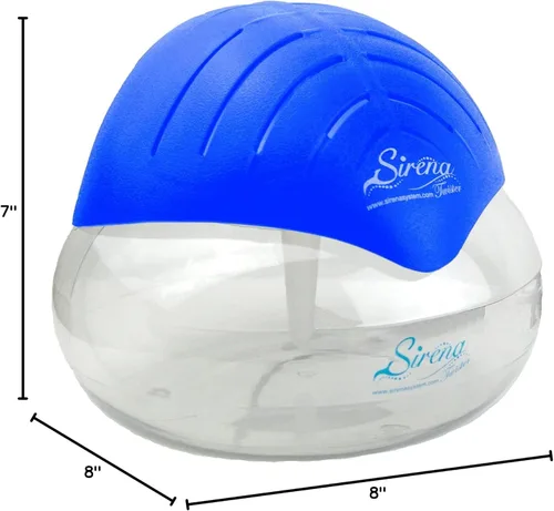 Miniatura 9 de Sirena Twister Purificador de Aire (Azul) - Lavador de Aire con Filtro de Agua Para Hogar y Oficina - Difusor de Aroma de Aceite Esencial Con Luz
