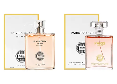 Miniatura 15 de Hybrid & Company Mujer 4 unids Black Opinion La Vie En Rose Paris Para Su Primavera Floración Perfume Natural Spray Fresco Fragancia