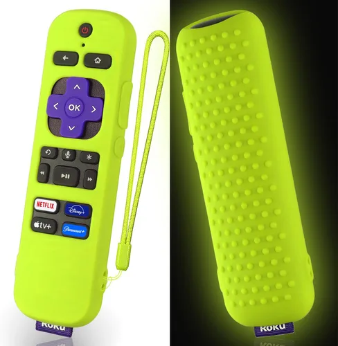 Miniatura 9 de Funda de silicona para control remoto Roku Voice TV RCAL7R/Roku Express/Roku Streaming Stick TV Funda protectora de silicona para Roku TV Remote