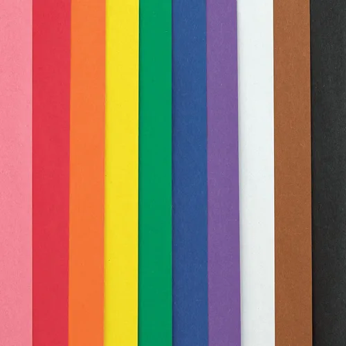 Miniatura 6 de artPOP! Papel de construcción para niños, almohadilla de 9 x 12 pulgadas, 40 hojas ligeras reciclables con 10 colores surtidos para manualidades