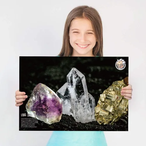 Miniatura 7 de Kit de 12 excavaciones naturales de roca y minerales, juguete educativo STEM para niños, piedras preciosas mineras, rocas y minerales, recuerdos