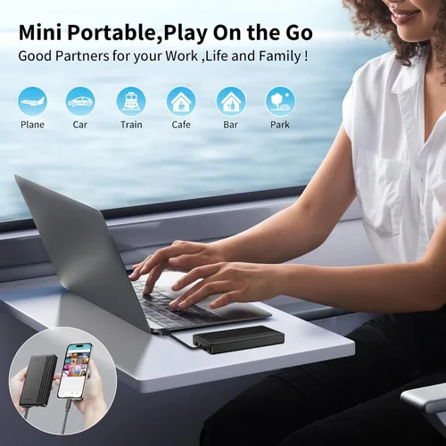 Miniatura 7 de ySky 1TB External Hard Drive for iPhone iPad MacBook Windows Computer,Portable Photo Stick Storage Device for iPhone17/16/15/14/13/12 /USB C Android