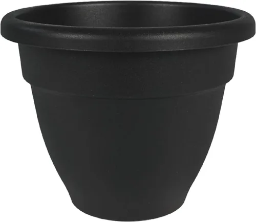 Miniatura 29 de The HC Companies, Caribbean - Maceta de plástico y ligera de 6 pulgadas para interiores y exteriores, maceta para hierbas y flores, color negro