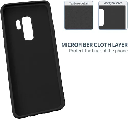 Miniatura 2 de Funda para Galaxy S9 Plus, silicona líquida, delgada, suave, TPU, protección de cuerpo completo, a prueba de golpes, para Galaxy S9 Plus de 6.2