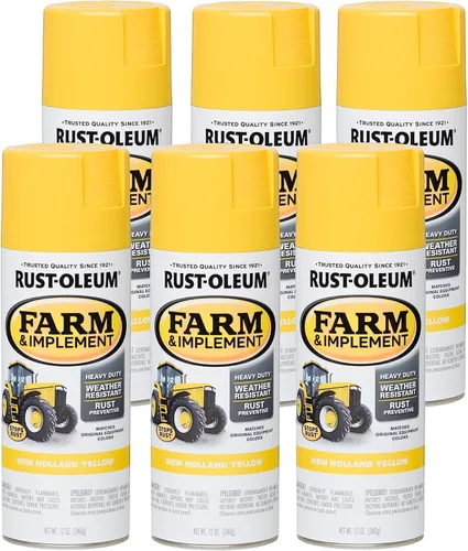 Miniatura 70 de Rust-Oleum 280131-6PK Pintura en aerosol para granjas e implementos, 12 onzas líquidas, color azul Ford, paquete de 6 Ford azul