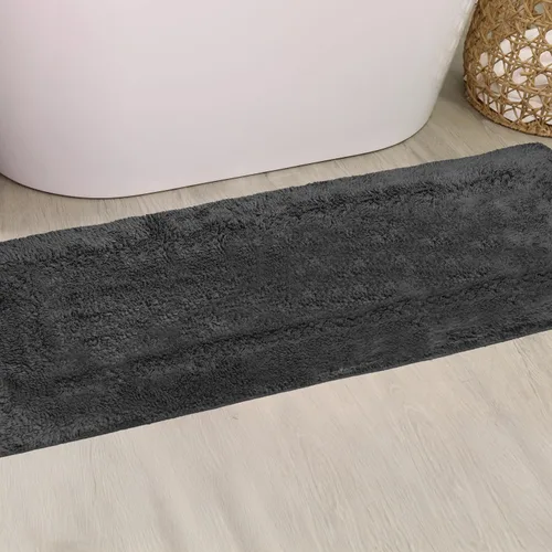Miniatura 63 de Home Weavers Classy - Juego de alfombras de baño 100 % algodón, decoración de baño, lavable, extrasuave y absorbente, tapete de cocina, juego de Aqua