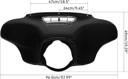 Miniatura 6 de TCT-MOTORPARTS Carcasa exterior para carenado para Harley Touring Street Electra Glide Ultra Classic Limited Tri 2014-2023 FLHTCU FLHTK FLHT FLHTP