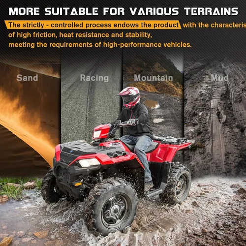 Miniatura 5 de LOCOPOW 2202412 Pastillas de freno delanteras y traseras para Polaris Hawkeye 300 Predator 500 Sportsman 300 400 500 HO 800 570 Scrambler Magnum 325