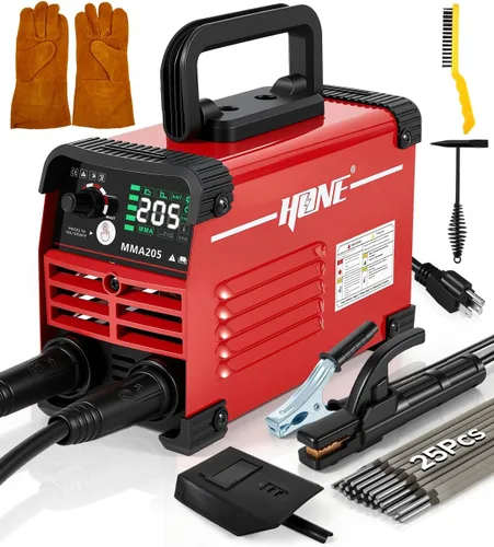 Miniatura 9 de HONE Soldador de Palo 110V, Soldador de Arco de 120Amp de Arranque en Caliente Inteligente Antiadherente Mini Portátil, Soldador ARC de Inversor