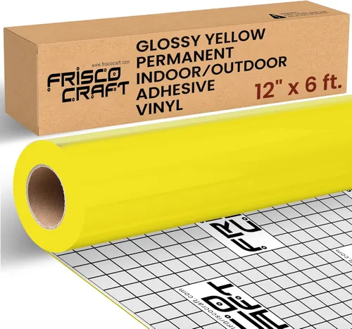Miniatura 13 de Frisco Craft Rollo de vinilo permanente blanco mate, vinilo permanente para exteriores, resistente al agua y a la intemperie, con respaldo