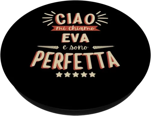 Miniatura 2 de Eva Idea Regalo Personalizzata Amica Nome Divertente PopSockets Standard PopGrip