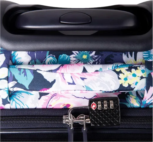 Miniatura 6 de Vera Bradley Bolsa de trabajo con ruedas Softside para mujer, Garden Grove