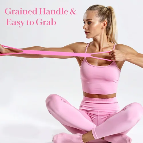 Miniatura 5 de Figura 8 Banda de resistencia con asas Bandas elásticas para entrenar brazo espalda hombro entrenamiento Cuerdas elásticas Equipo de ejercicio