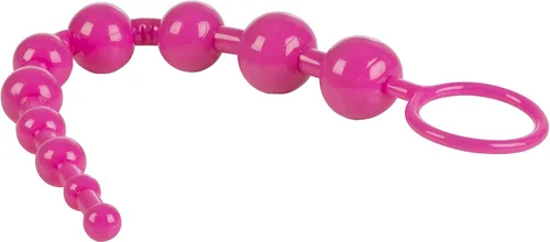 Miniatura 3 de CalExotics Shane's World Starter Anal Pleasure Beads - Juguete sexual para adultos para él y parejas, color rosa