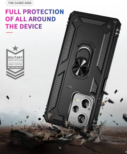 Miniatura 2 de Funda para Xiaomi redmi Note 12 Pro Plus 5G con protector de pantalla, soporte delgado protección militar a prueba de golpes Armor Defender Funda