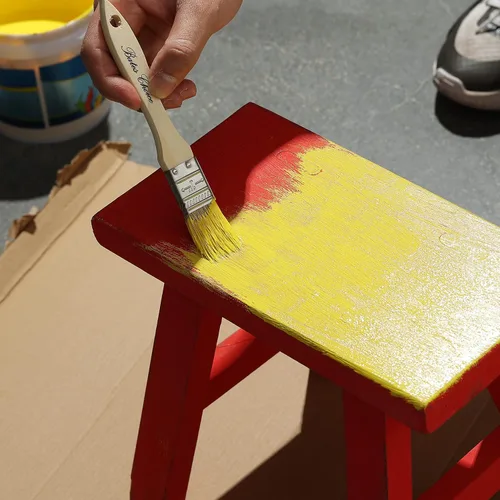 Miniatura 7 de Bates - Pinceles de pintura de cerdas naturales de 1 pulgada, juego de 16 unidades para pintura de astillas, tinte de madera y uso general