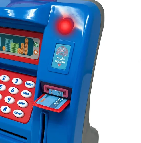 Miniatura 7 de Alcancía de ahorro de cajero automático preescolar, luz y sonido, para niños pequeños