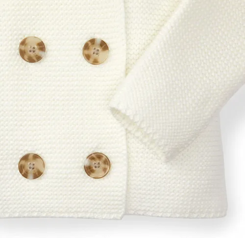 Miniatura 3 de Hope & Henry Layette - Suéter con capucha de manga larga para bebé