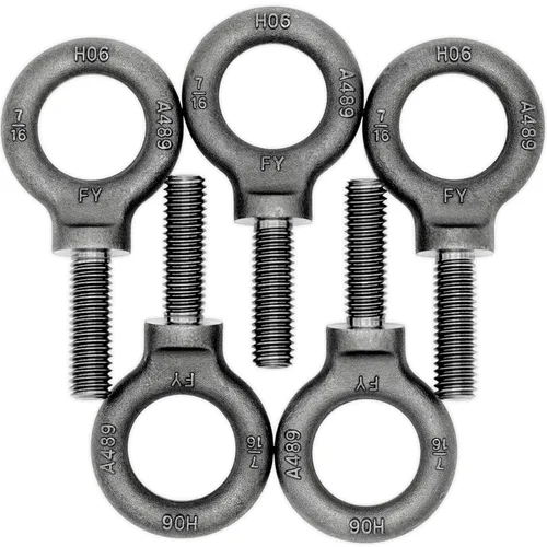 Miniatura 67 de 3 pernos de ojo de hombro de elevación de 7/16"-14 x 1-3/8" Autocolorido