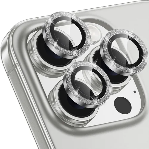 Miniatura 81 de Protector de Lente de Cámara Bling para iPhone 17 Pro / 17 Pro Max, Anillo de Metal con Diamante Individual con Dureza 9H, Protector de Pantalla