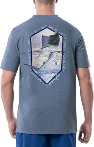 Miniatura 24 de Guy Harvey Camiseta de manga corta Threadcycled para hombre